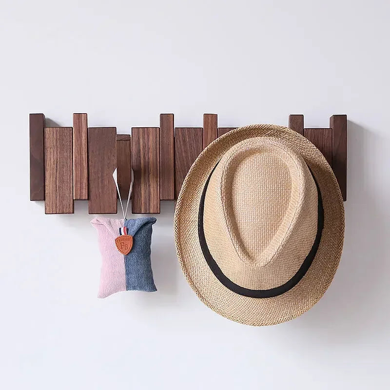 Vestige Solid Wood Wall Coat Rack