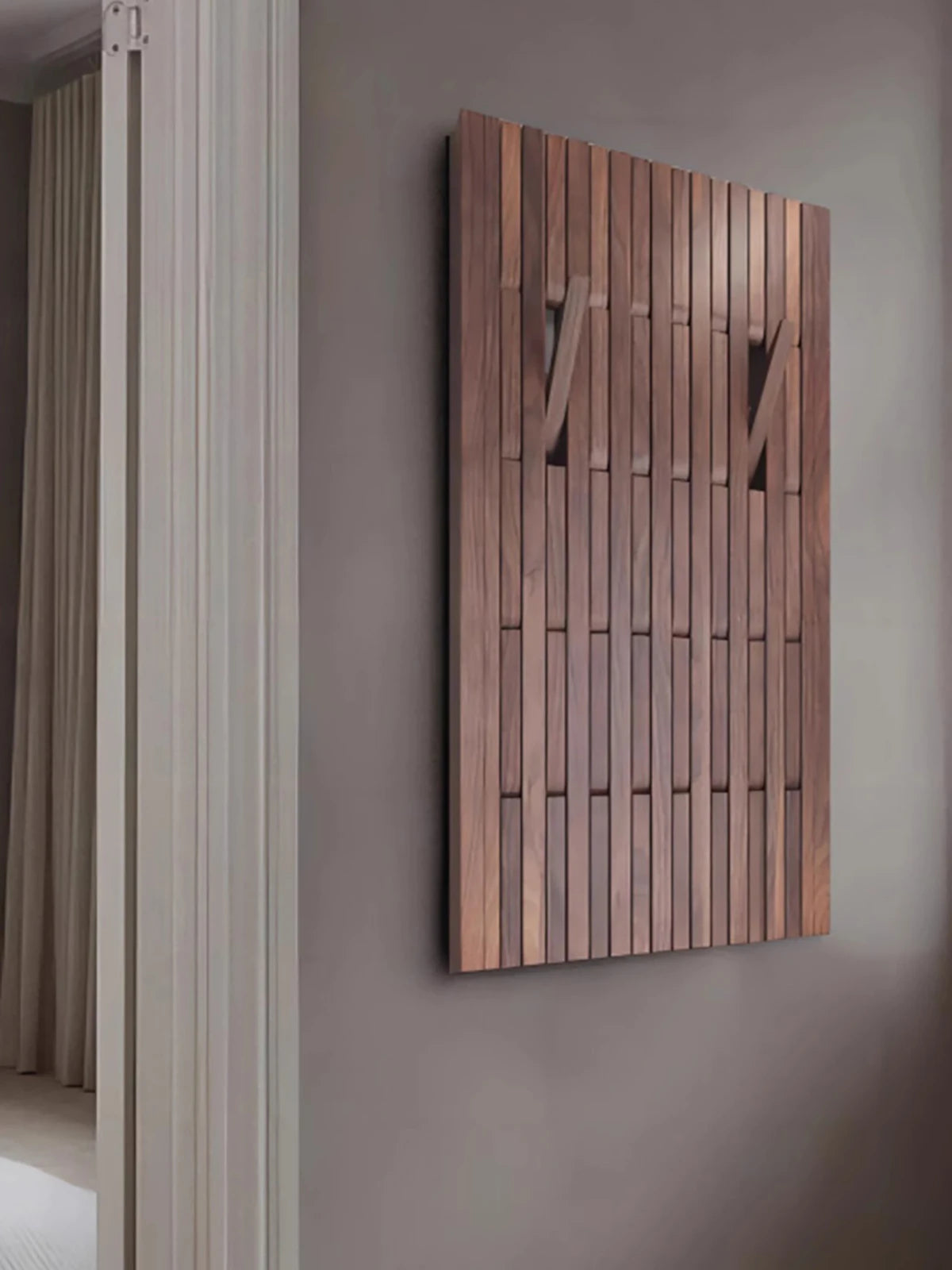 Vestige Foldable Solid Wood Coat Rack